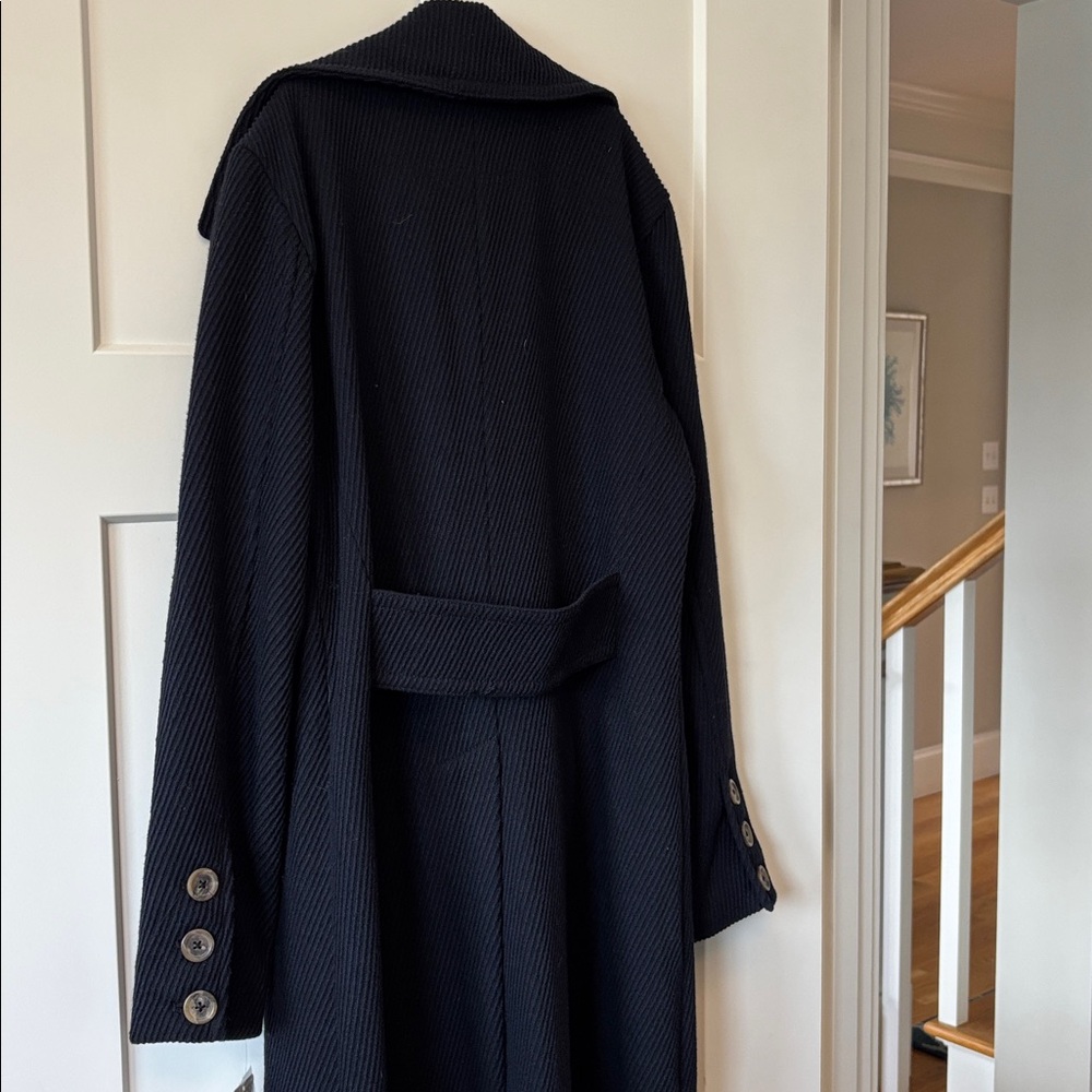 Free People Long Ribbed Over Coat - Picture 7 of 7